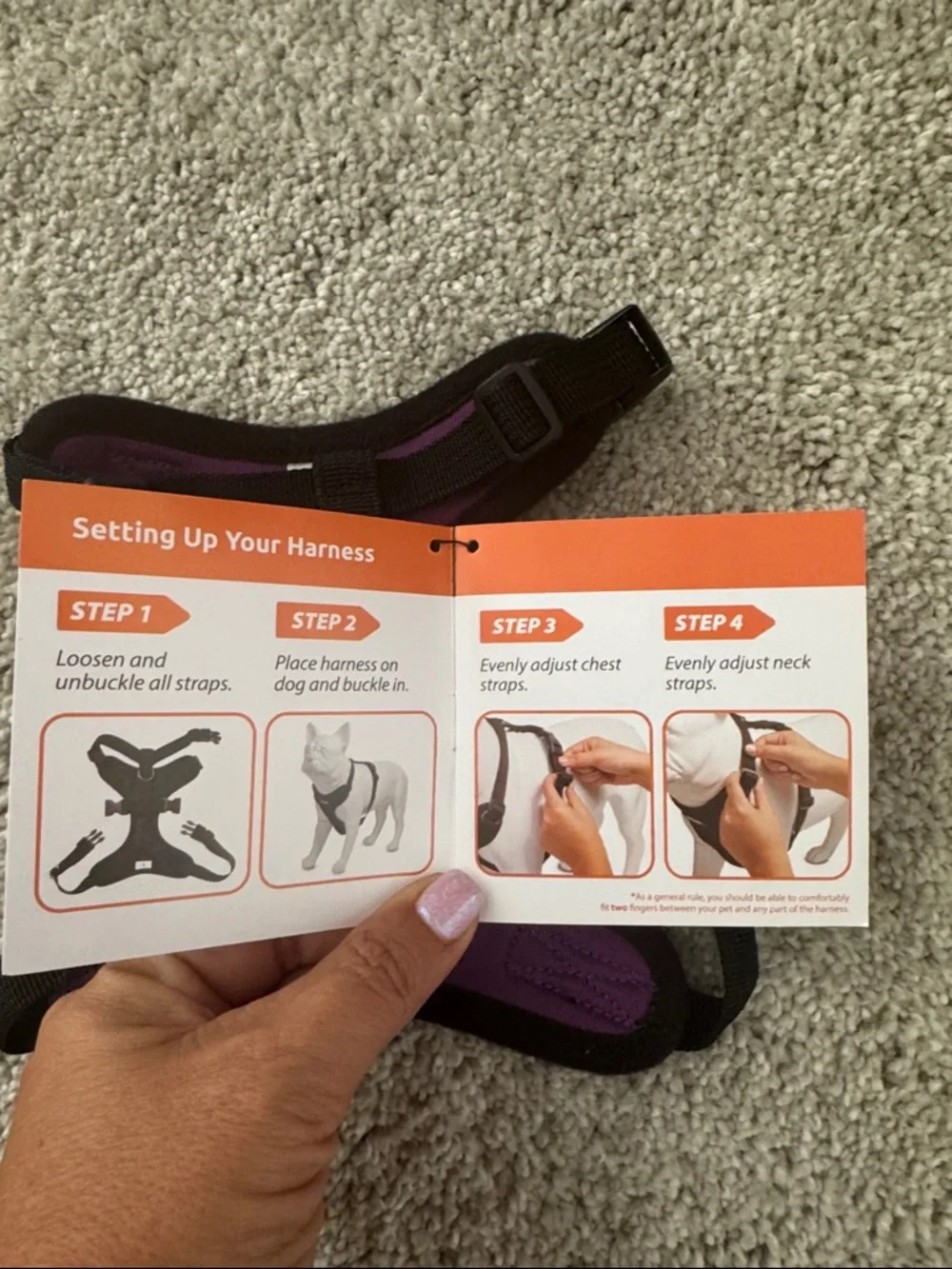 Best Pet Supplies Voyager Step-in Lock Dog Harness Purple Small